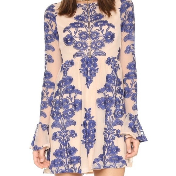 For Love And Lemons Dresses & Skirts - For love and lemons blue Temecula dress